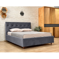 Кровать Charmbed Lux Bela 160x200 Mono 09 (Grey-Blue)