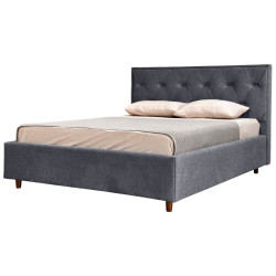 Кровать Charmbed Lux Bela 160x200 Mono 09 (Grey-Blue) Thumb