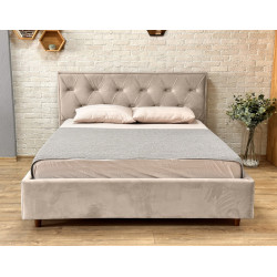 Кровать Charmbed Lux Bela 180x200 Laguna 07 (Beige) Thumb