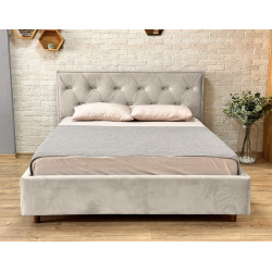 Кровать Charmbed Lux Bela 180x200 Laguna 08 (Gray-Beige) Thumb