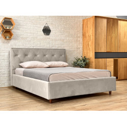 Кровать Charmbed Lux Bela 180x200 Laguna 08 (Gray-Beige)