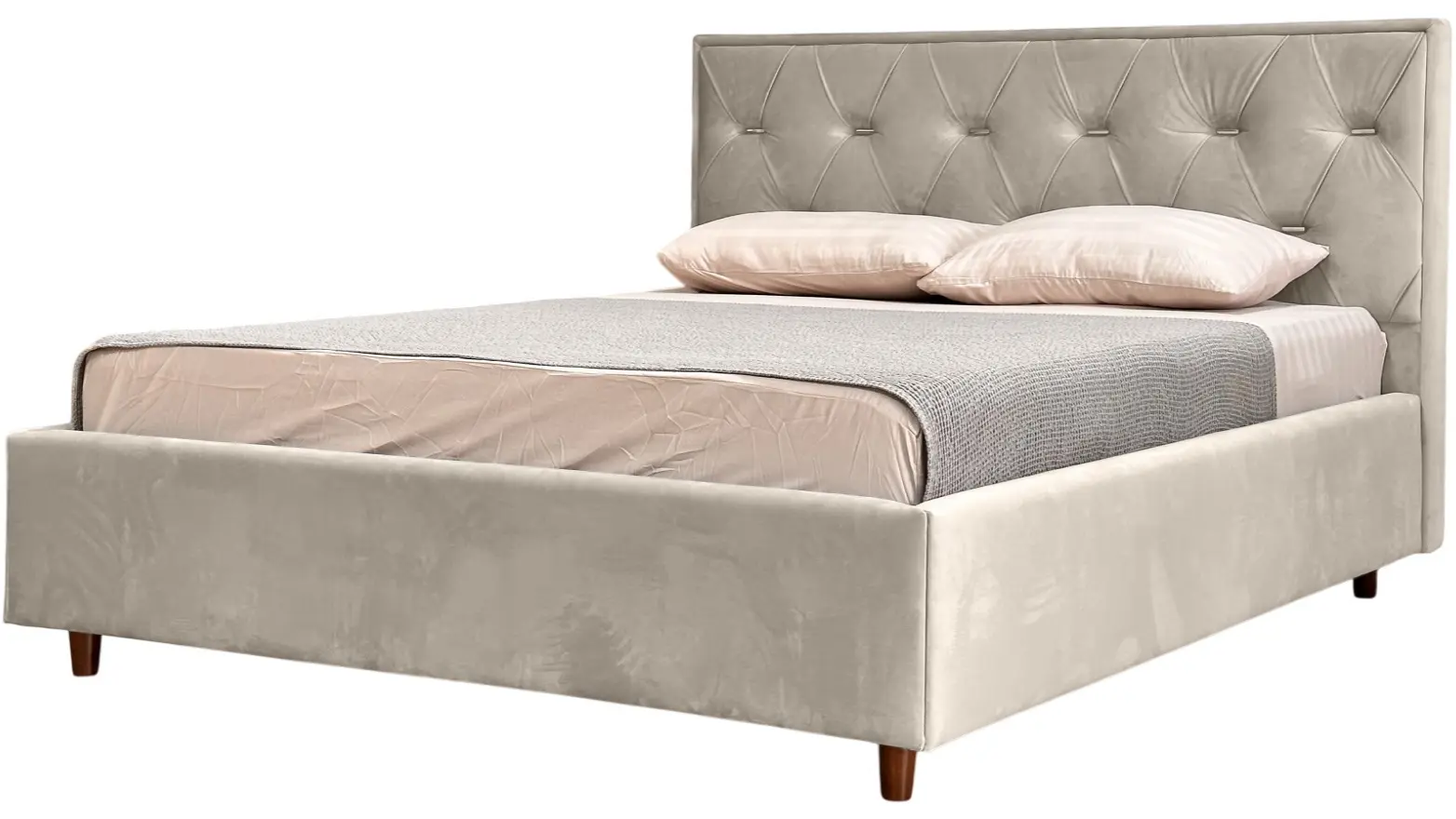 Кровать Charmbed Lux Bela 180x200 Laguna 08 (Gray-Beige) - 4