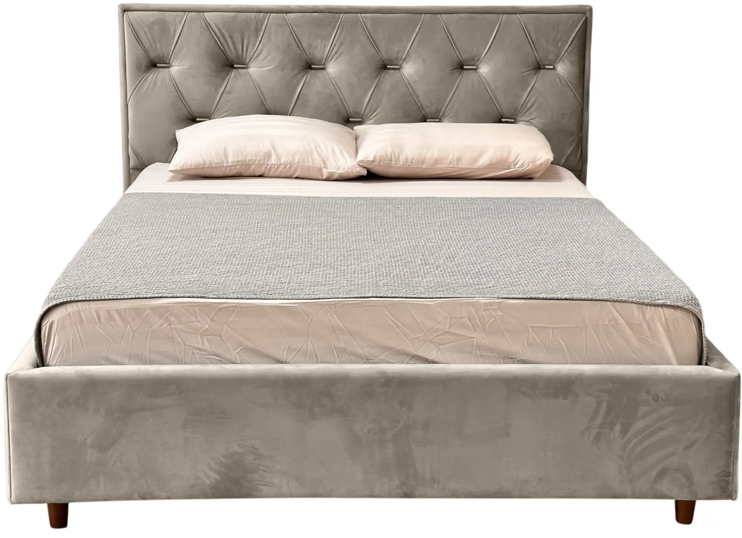 Кровать Charmbed Lux Bela 180x200 Laguna 09 (Stone Gray) - 3