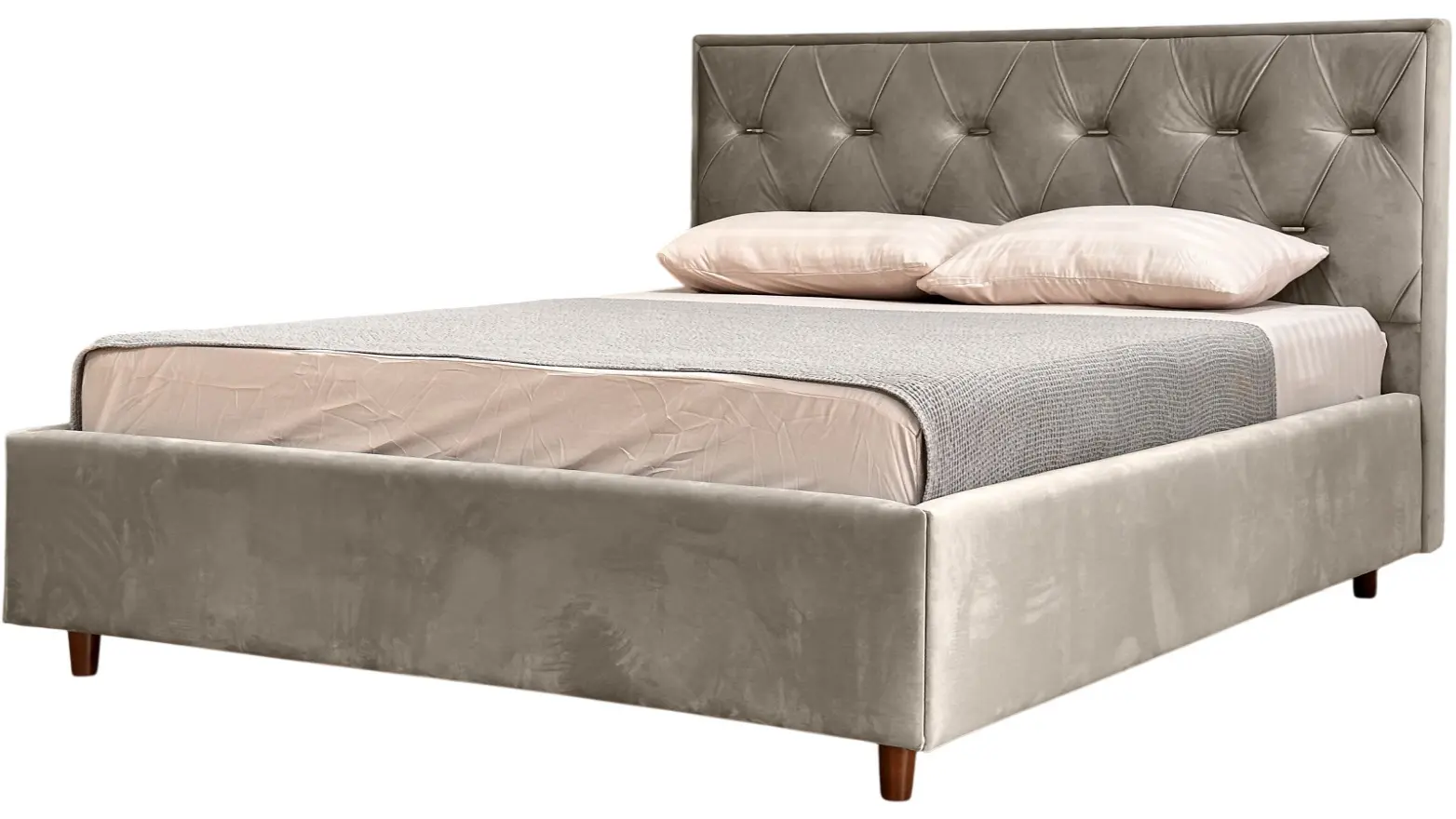 Кровать Charmbed Lux Bela 180x200 Laguna 09 (Stone Gray) - 4