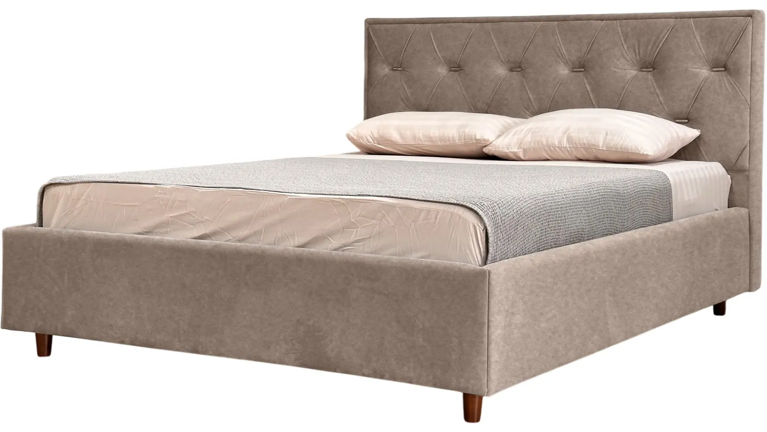 Кровать Charmbed Lux Bela 180x200 Mono 04 (Light Brown) - 4