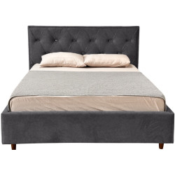 Кровать Charmbed Lux Bela 180x200 Mono 07 (Dark Grey) Thumb