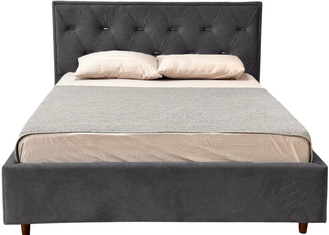 Кровать Charmbed Lux Bela 180x200 Mono 07 (Dark Grey) - 3