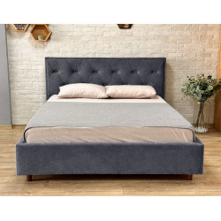 Кровать Charmbed Lux Bela 180x200 Mono 09 (Grey-Blue) Thumb