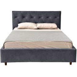 Кровать Charmbed Lux Bela 180x200 Mono 09 (Grey-Blue) Thumb