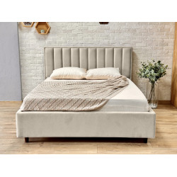 Кровать Charmbed Lux Estela 160x200 Laguna 08 (Gray-Beige) Thumb