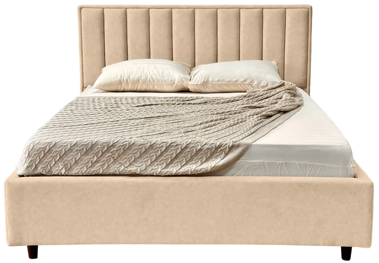 Кровать Charmbed Lux Estela 160x200 Mono 02 (Beige) - 3