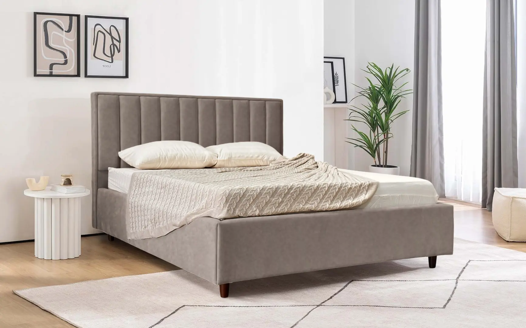 Pat Charmbed Lux Estela 160x200 Mono 04 (Light Brown)