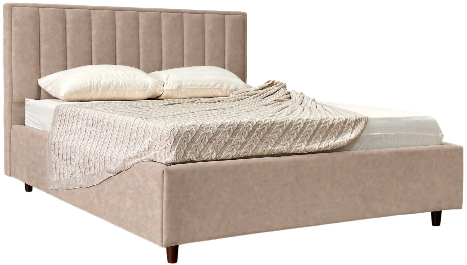 Кровать Charmbed Lux Estela 160x200 Mono 06 (Dark Beige) - 2