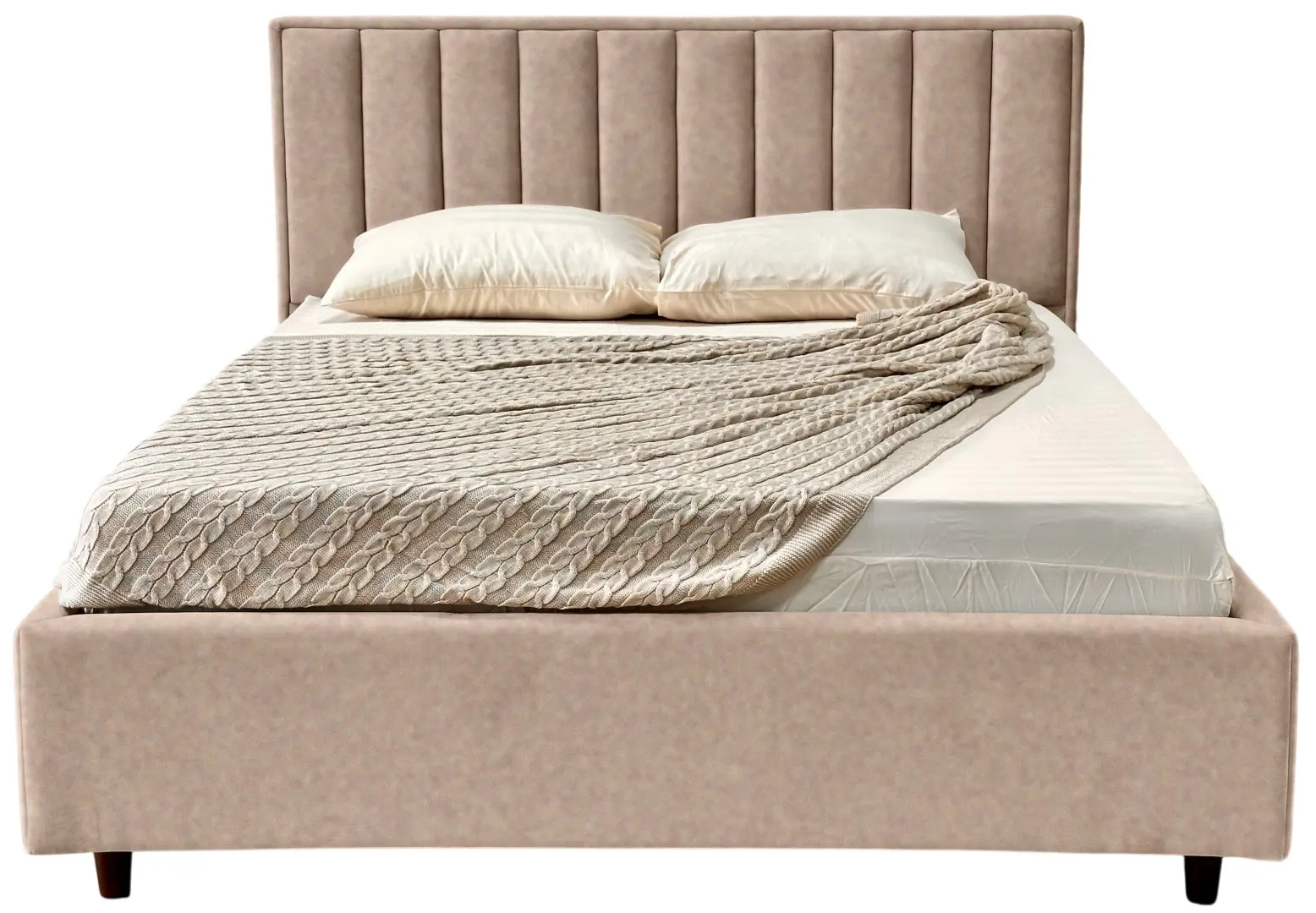 Кровать Charmbed Lux Estela 160x200 Mono 06 (Dark Beige) - 3