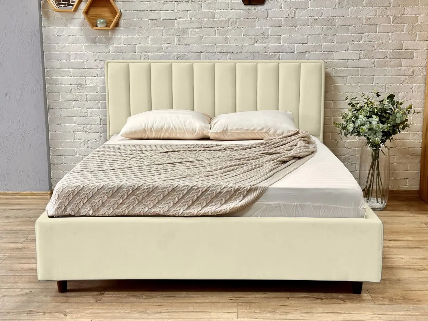 Кровать Charmbed Lux Estela 180x200 Laguna 03 (Ivory) - 2