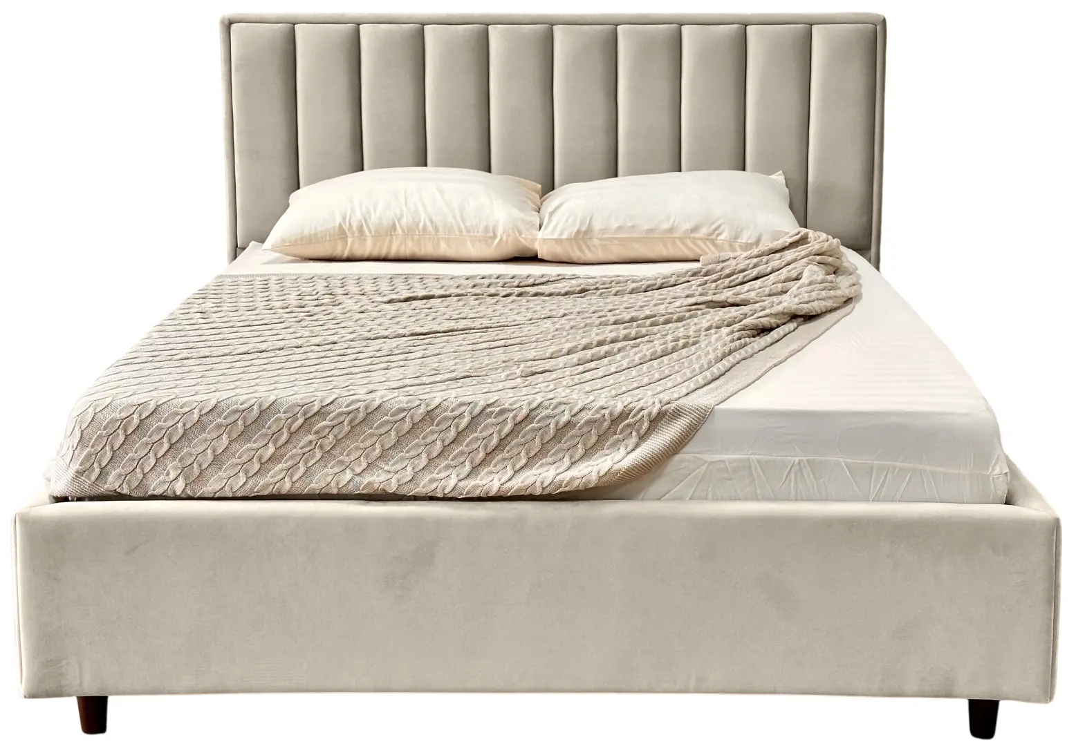 Кровать Charmbed Lux Estela 180x200 Laguna 08 (Gray-Beige) - 3