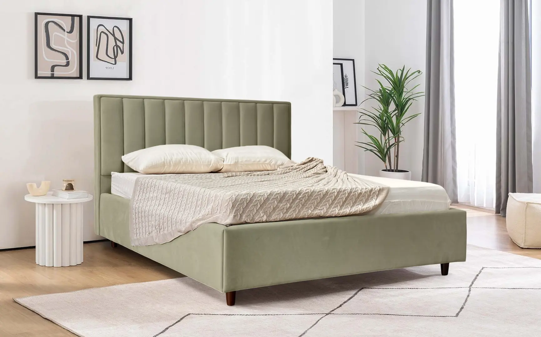 Pat Charmbed Lux Estela 180x200 Laguna 09 (Stone Grey)