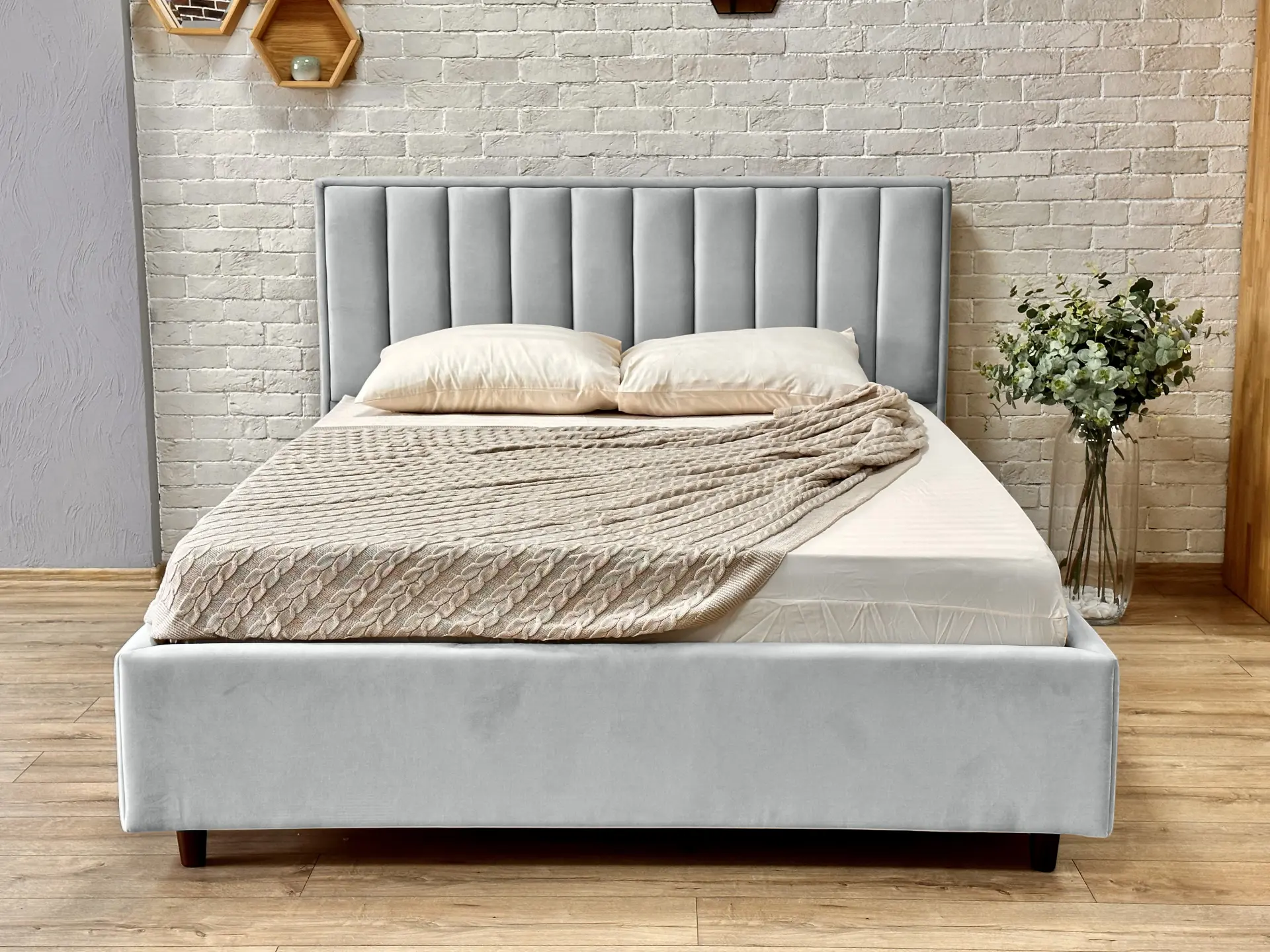 Pat Charmbed Lux Estela 180x200 Laguna 41 (Silver) - 2