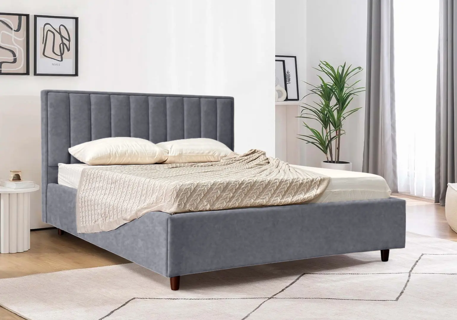 Pat Charmbed Lux Estela 180x200 Mono 09 (Grey-Blue)