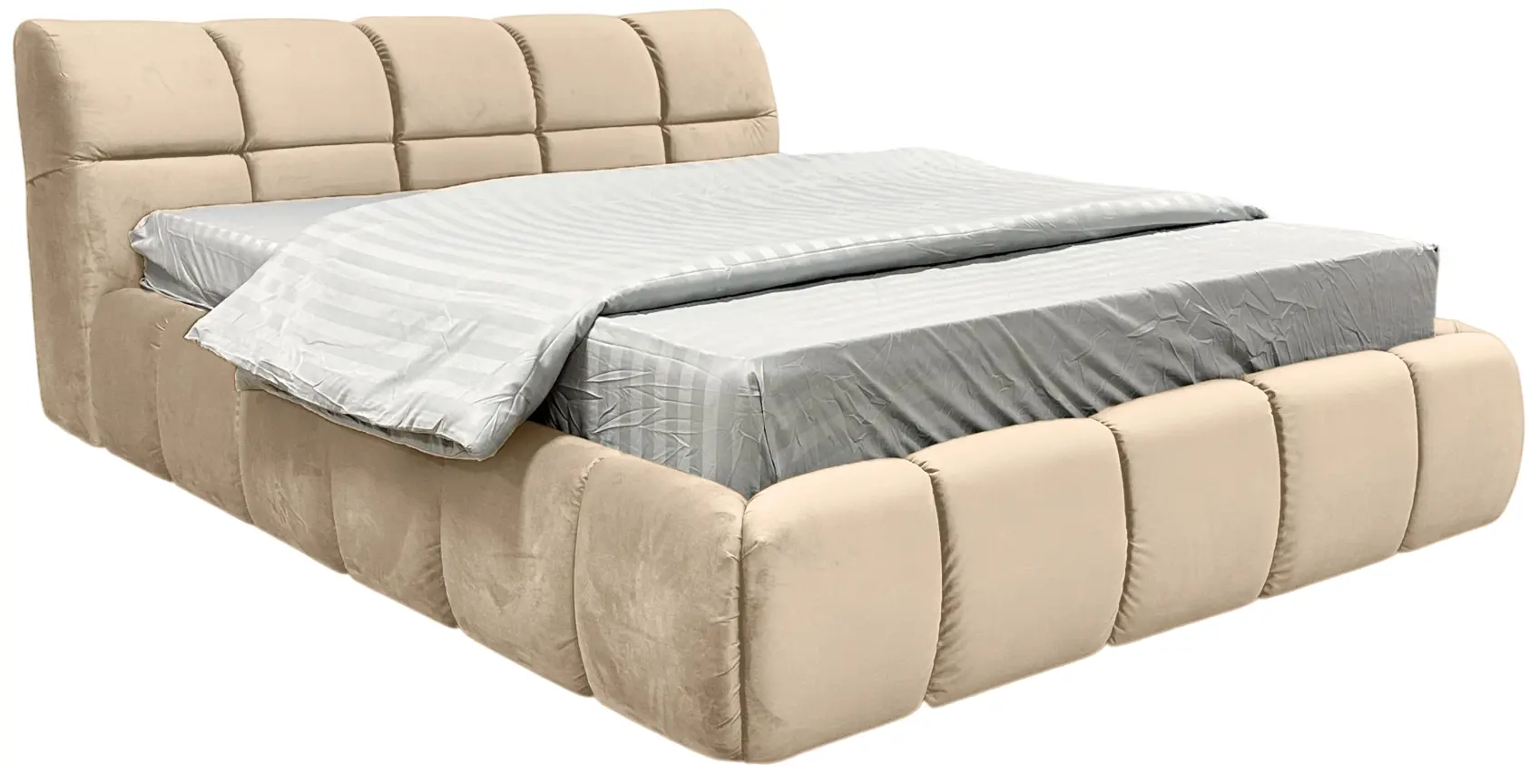 Кровать Charmbed Lux Jenny 160x200 Laguna 03 (Cream) - 2