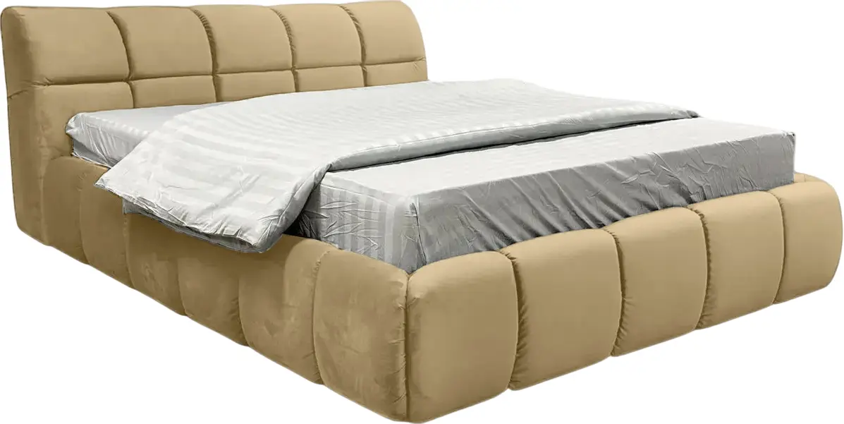 Pat Charmbed Lux Jenny 160x200 Laguna 06 (Light Beige) - 2