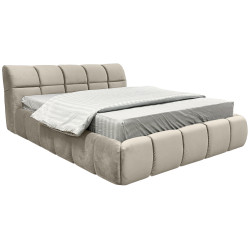 Кровать Charmbed Lux Jenny 160x200 Laguna 08 (Gray-Beige) Thumb
