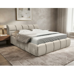 Кровать Charmbed Lux Jenny 160x200 Laguna 08 (Gray-Beige)