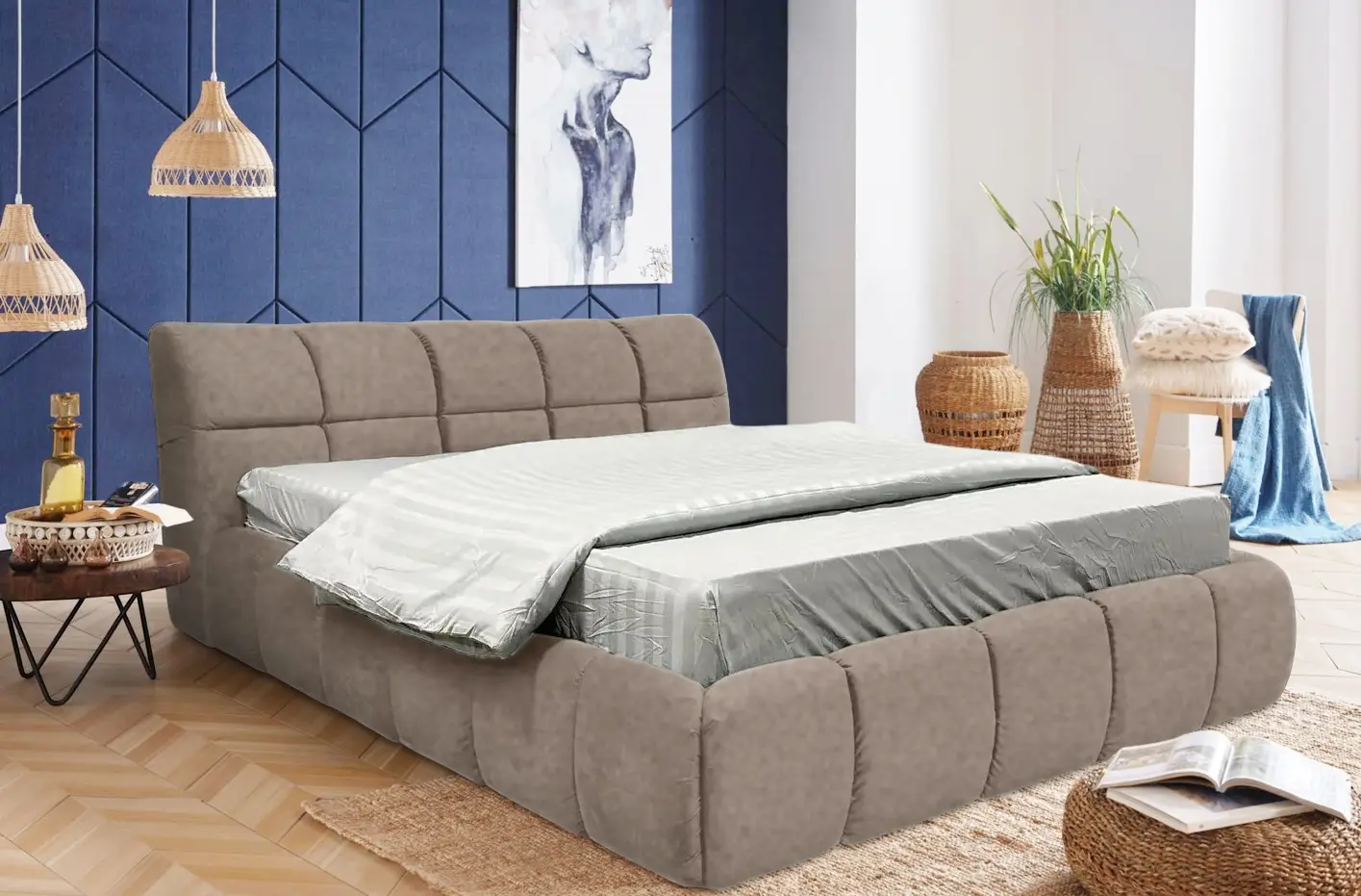 Pat Charmbed Lux Jenny 160x200 Mono 04 (Light Brown)