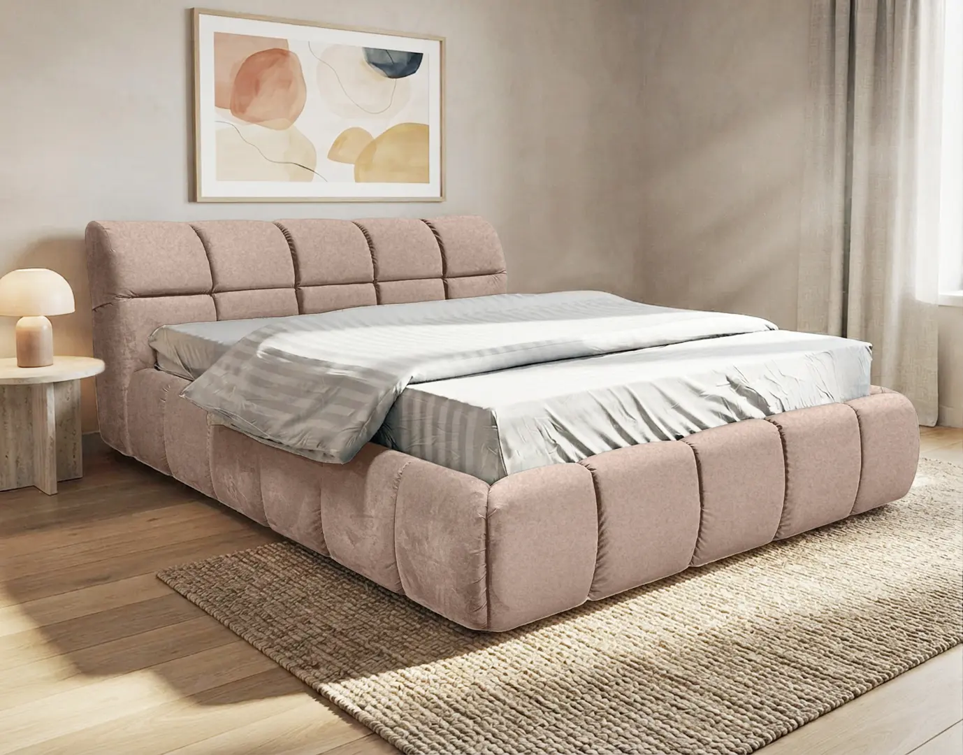 Pat Charmbed Lux Jenny 160x200 Mono 06 (Dark Beige)