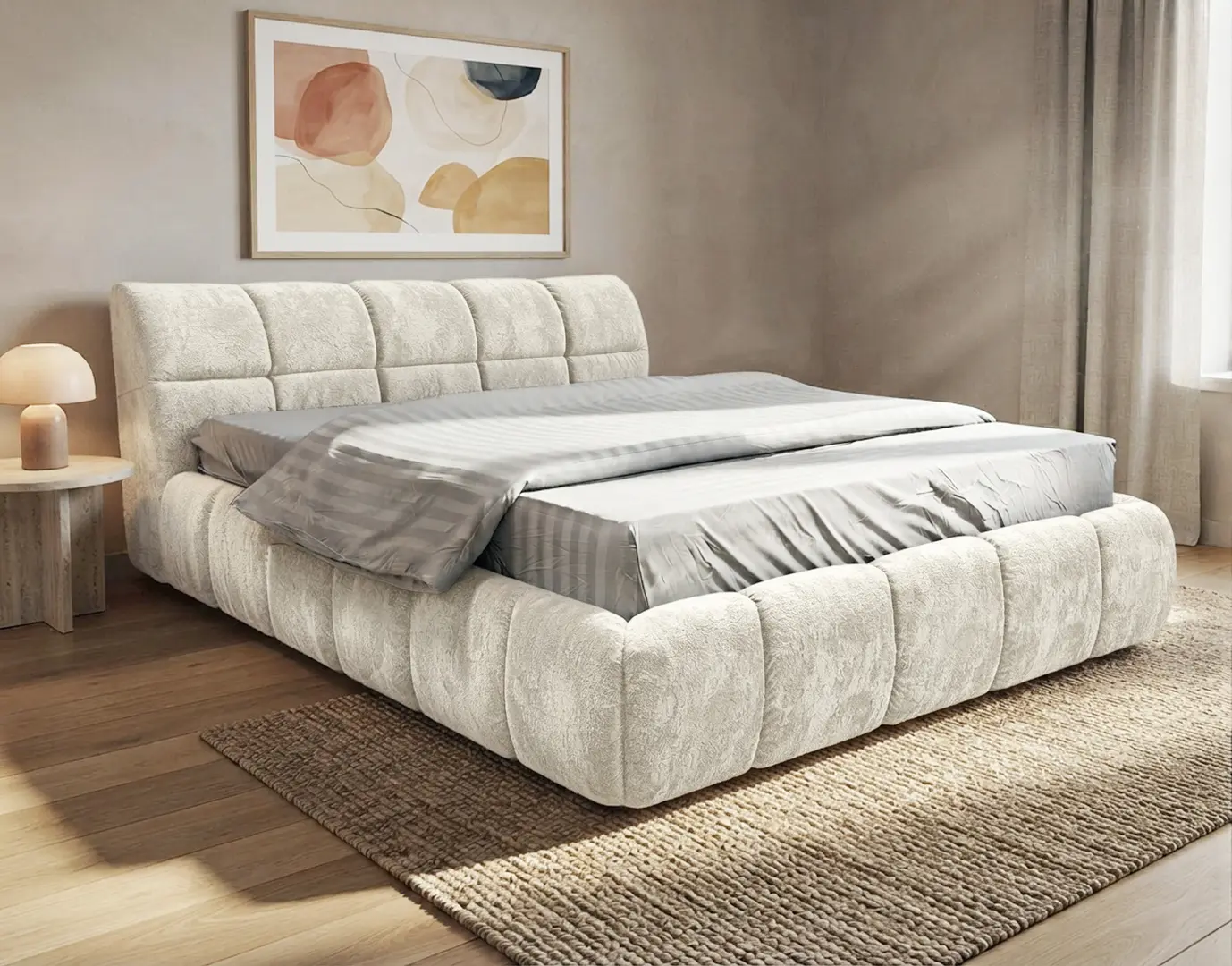 Кровать Charmbed Lux Jenny 160x200 Symphony 01 (Ivory)