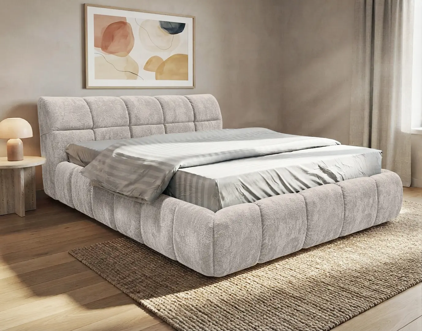 Кровать Charmbed Lux Jenny 160x200 Symphony 02 (Beige)