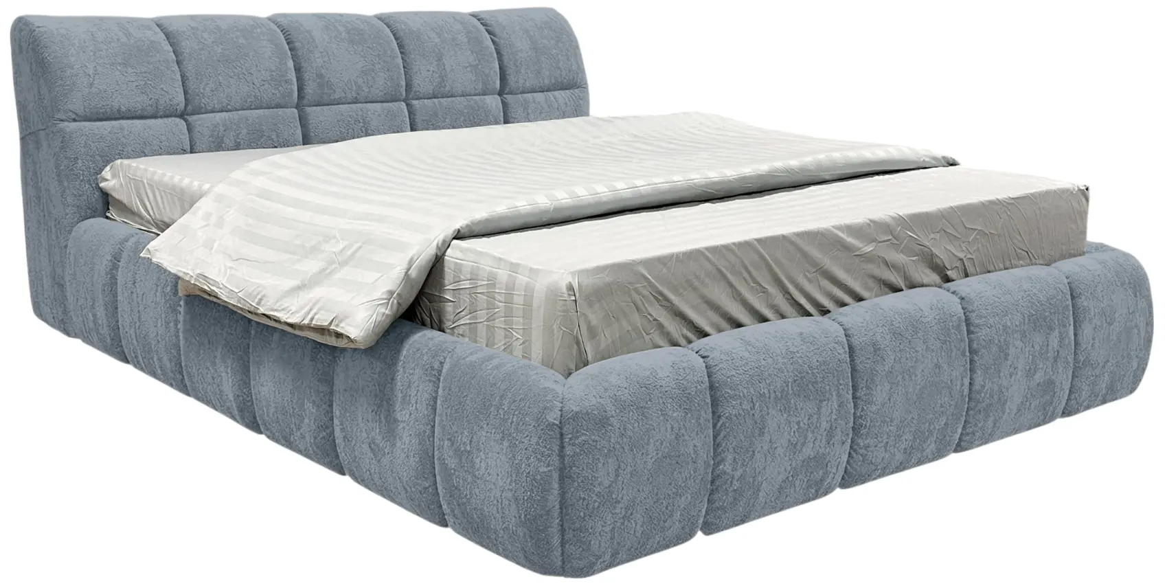 Кровать Charmbed Lux Jenny 160x200 Symphony 17 (Grey-Blue) - 2