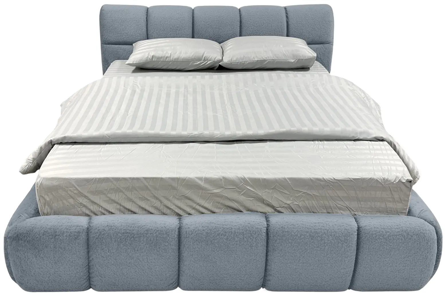 Кровать Charmbed Lux Jenny 160x200 Symphony 17 (Grey-Blue) - 3