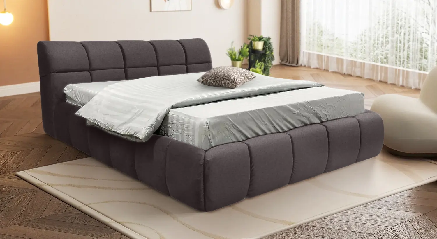 Pat Charmbed Lux Jenny 160x200 Vogue 15 (Grey)