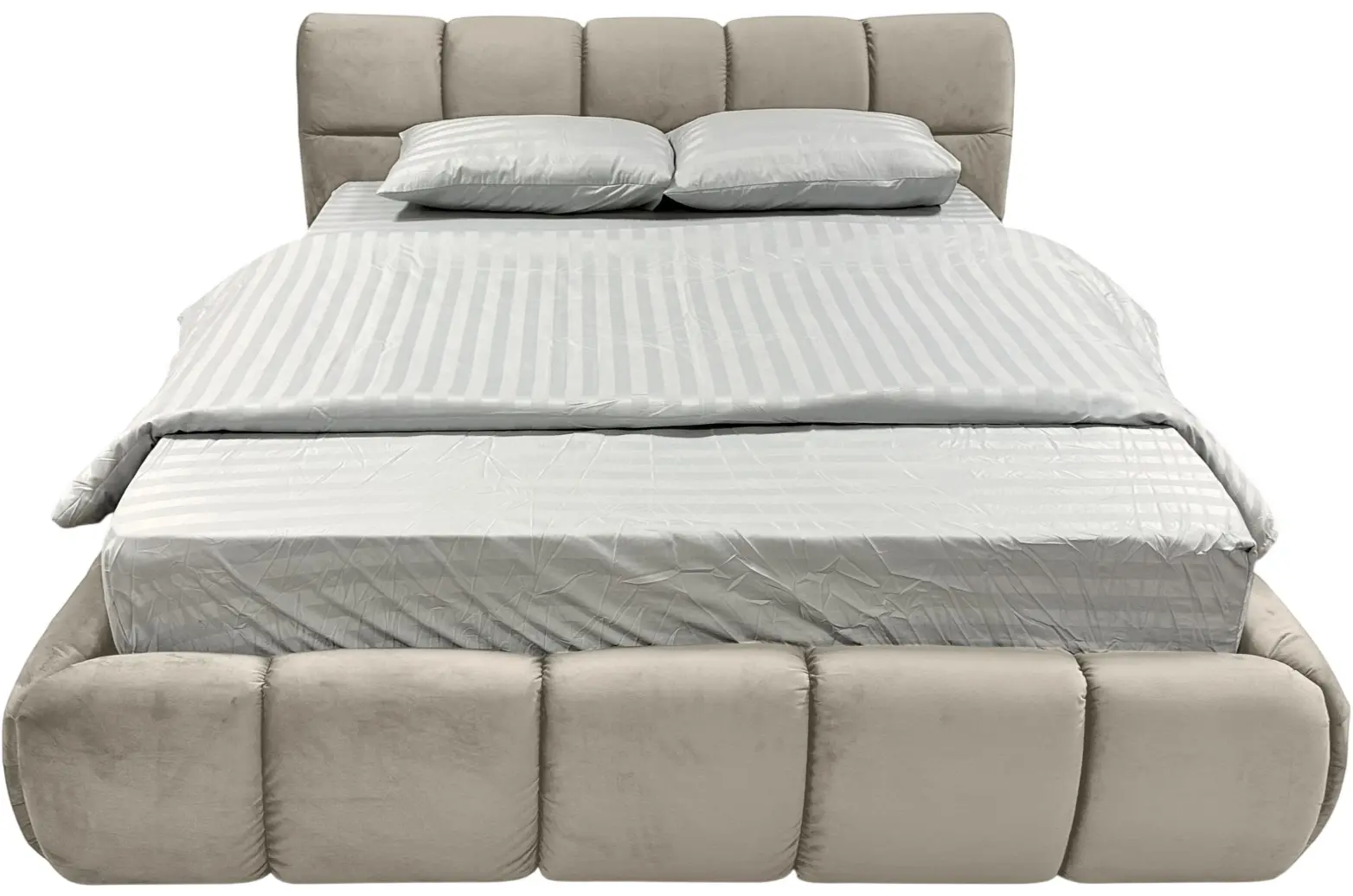 Кровать Charmbed Lux Jenny 180x200 Laguna 08 (Gray-Beige) - 3