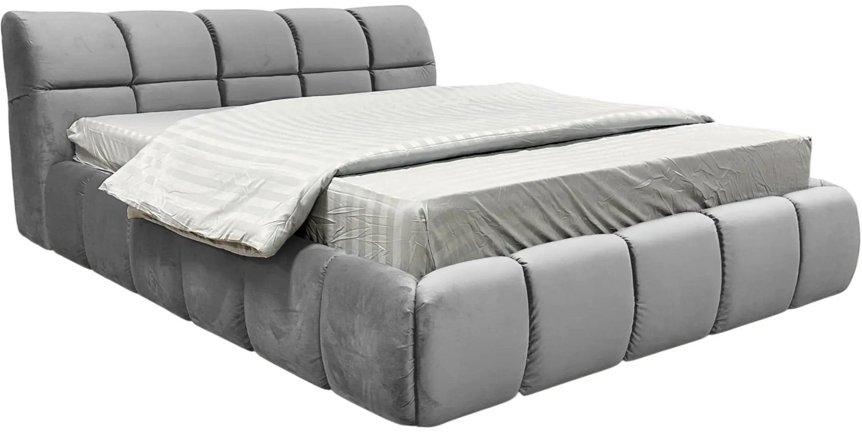 Кровать Charmbed Lux Jenny 180x200 Laguna 42 (Light Gray) - 2