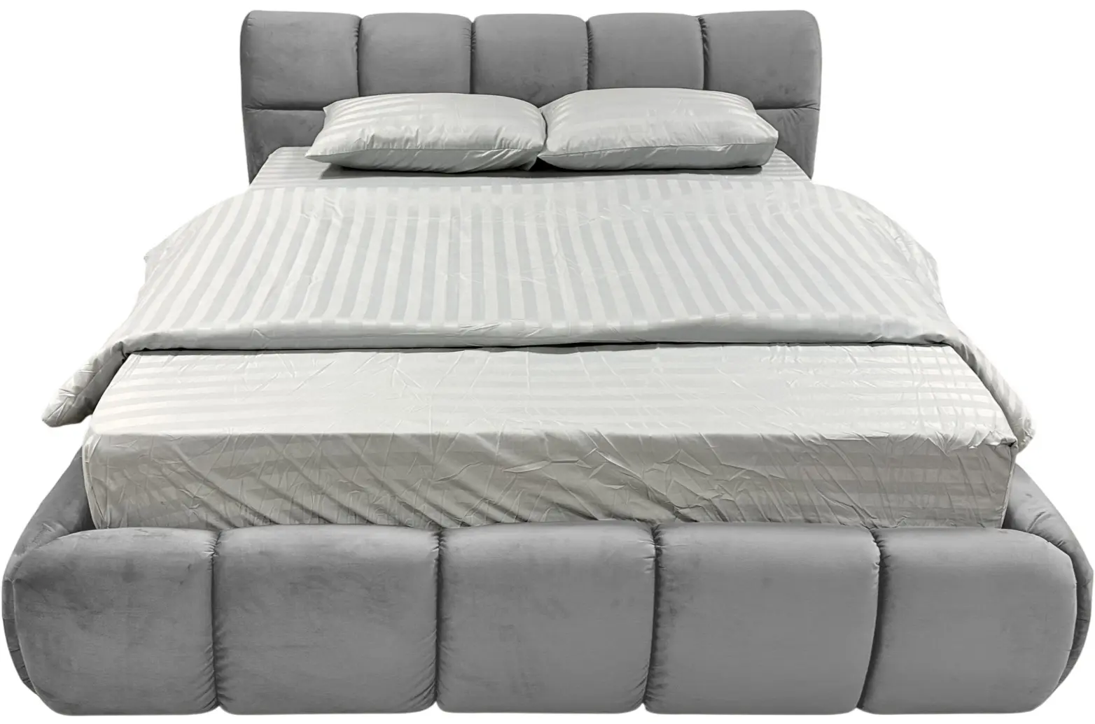 Кровать Charmbed Lux Jenny 180x200 Laguna 42 (Light Gray) - 3
