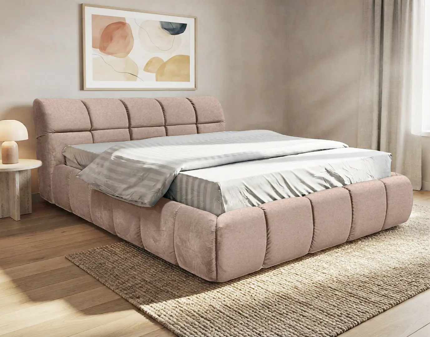 Pat Charmbed Lux Jenny 180x200 Mono 06 (Dark Beige)