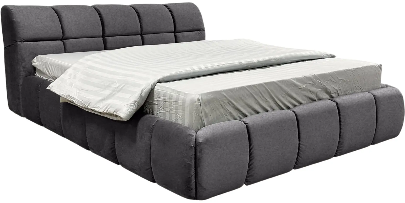 Pat Charmbed Lux Jenny 180x200 Mono 07 (Dark Grey) - 2