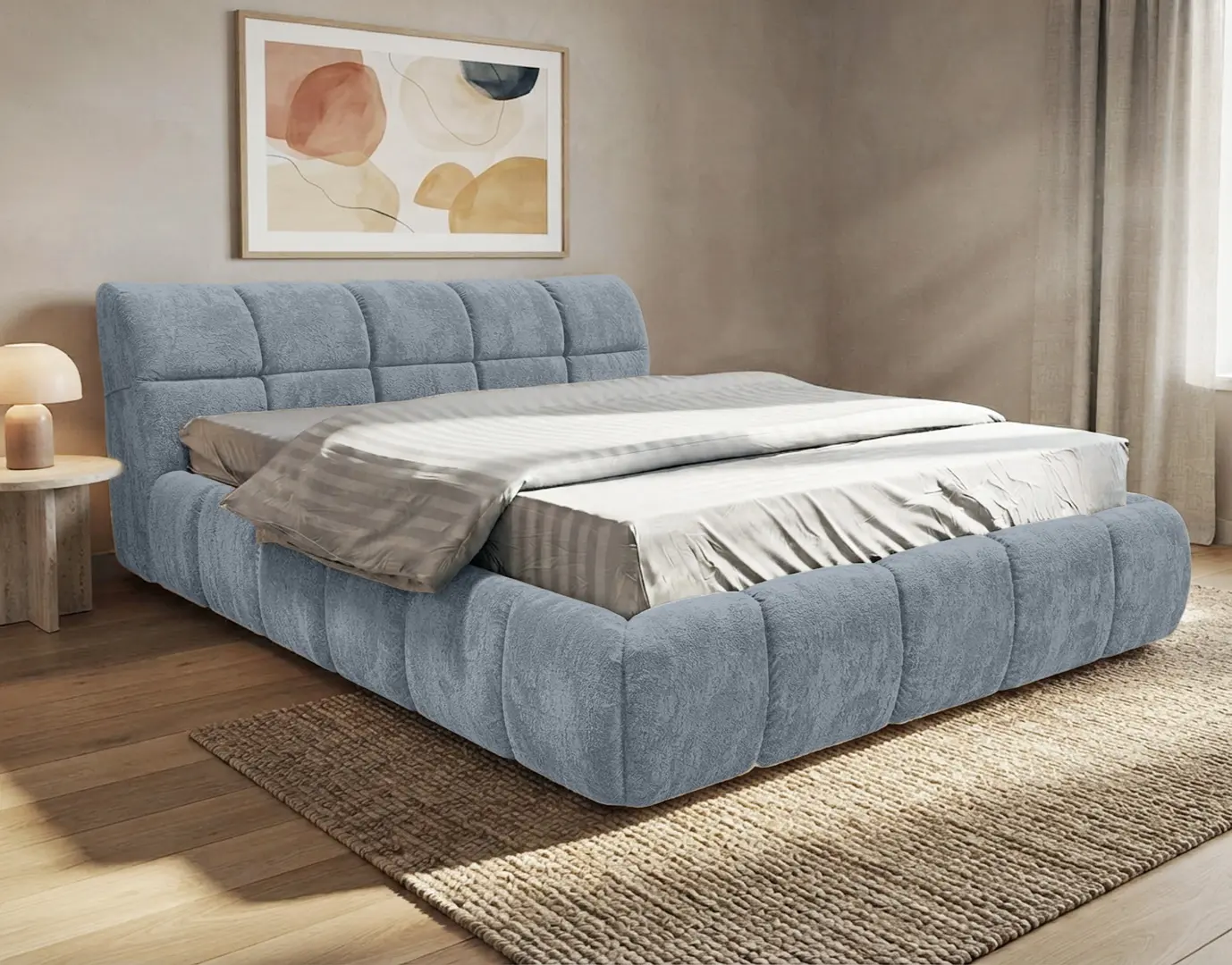 Кровать Charmbed Lux Jenny 180x200 Symphony 17 (Grey-Blue)
