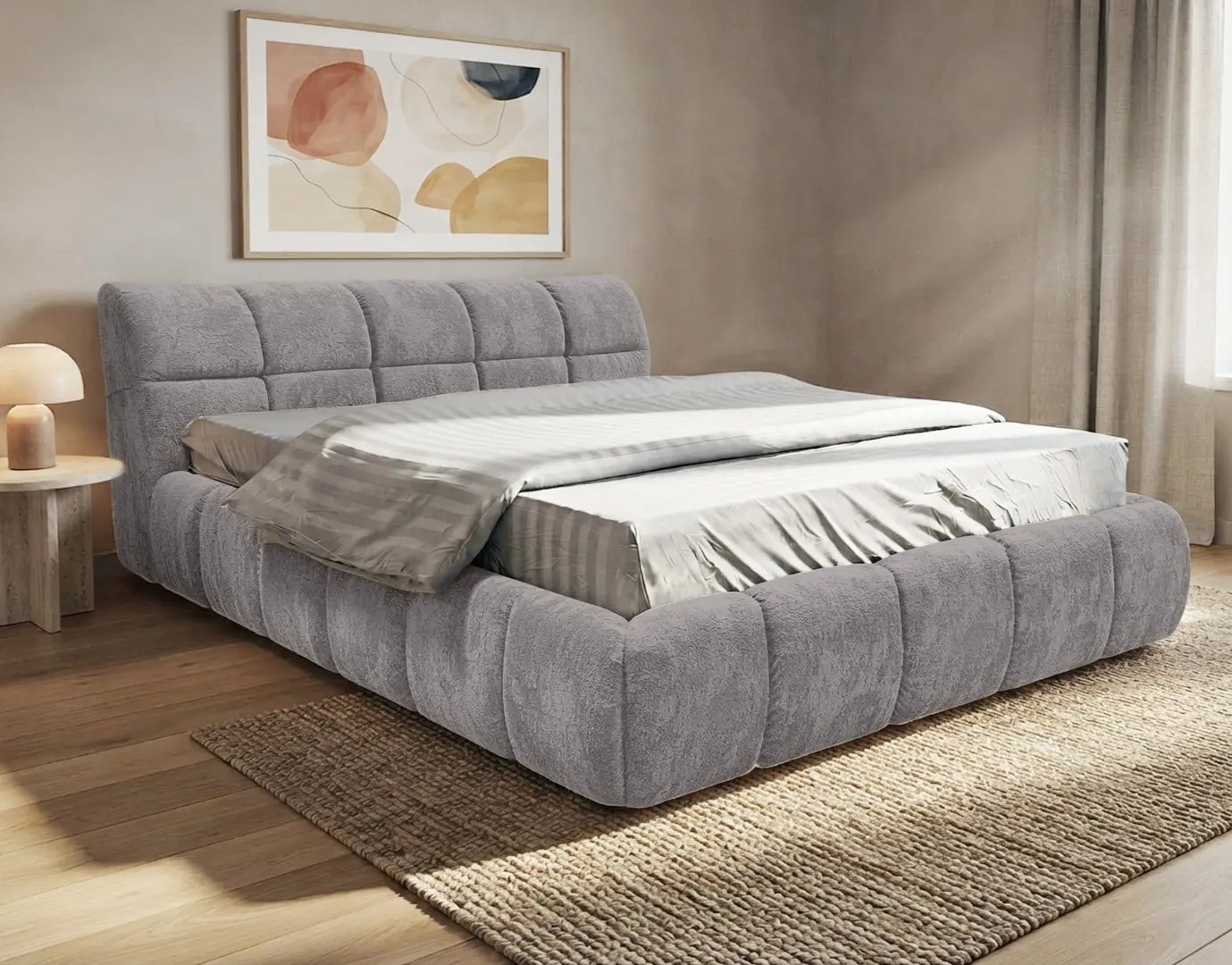 Кровать Charmbed Lux Jenny 180x200 Symphony 19 (Grey)