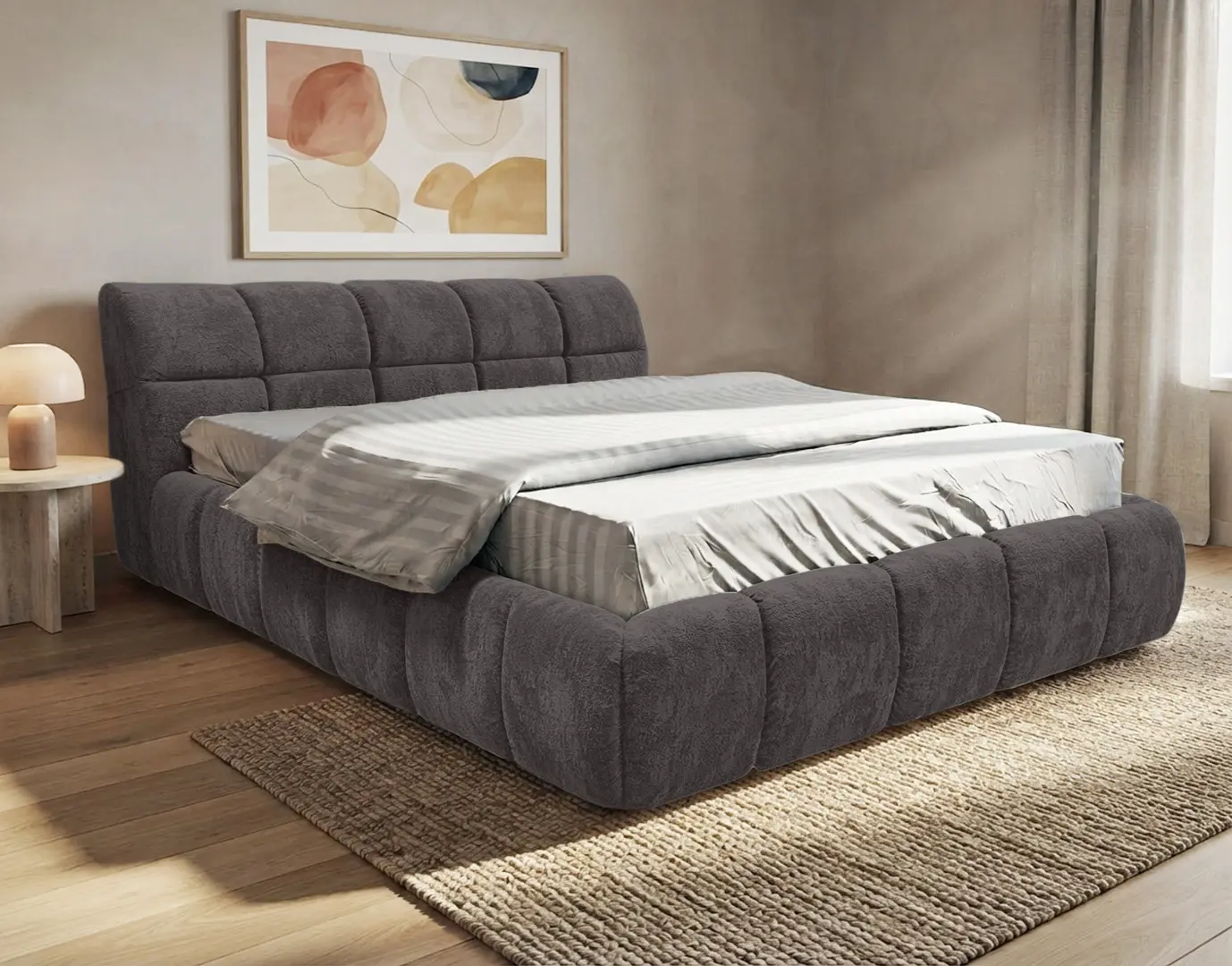Кровать Charmbed Lux Jenny 180x200 Symphony 20 (Anthracite)