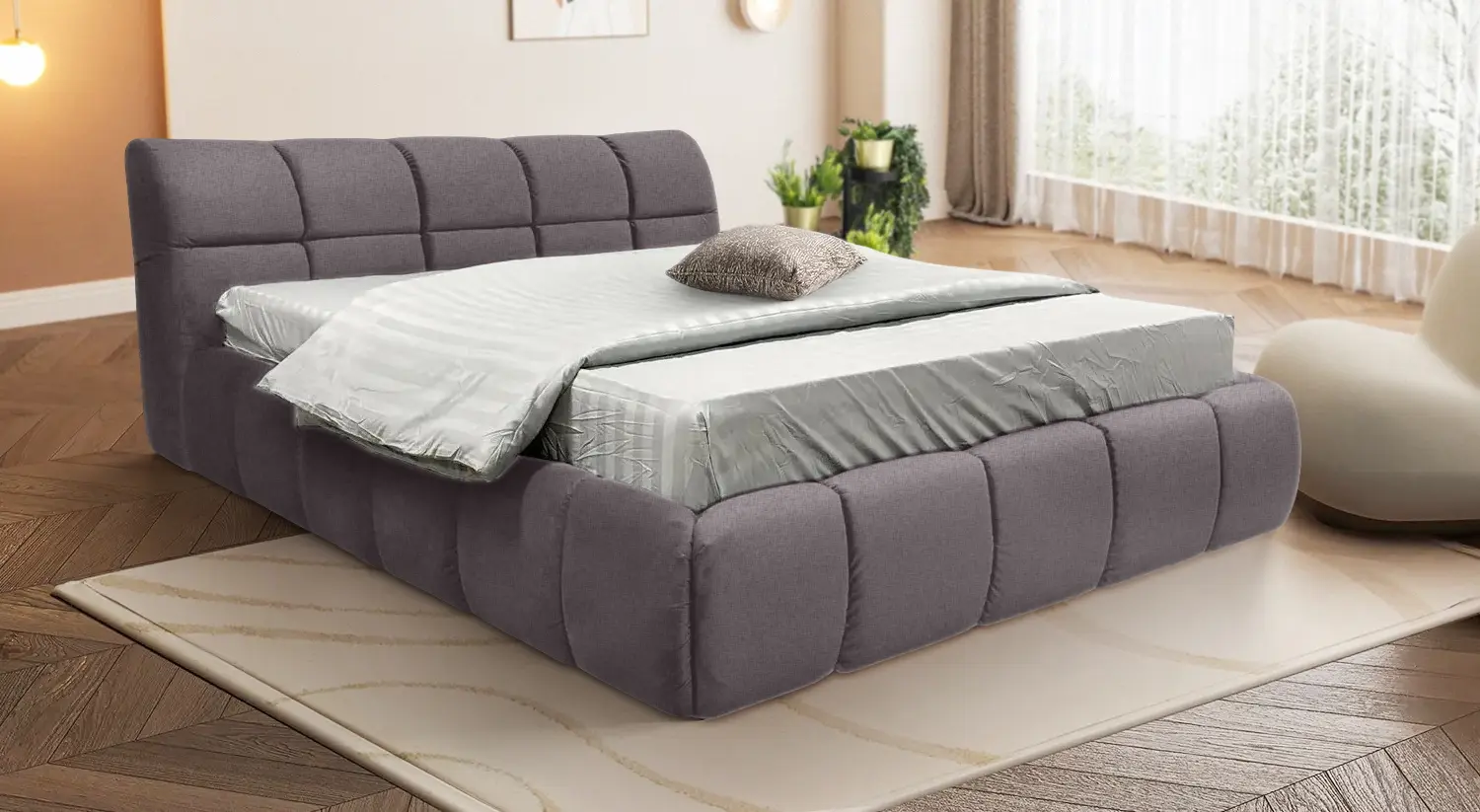 Pat Charmbed Lux Jenny 180x200 Vogue 14 (Silver)