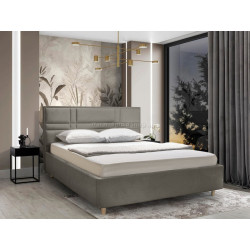 Кровать Charmbed Lux Maria 160x200 Laguna 09 (Stone Gray)