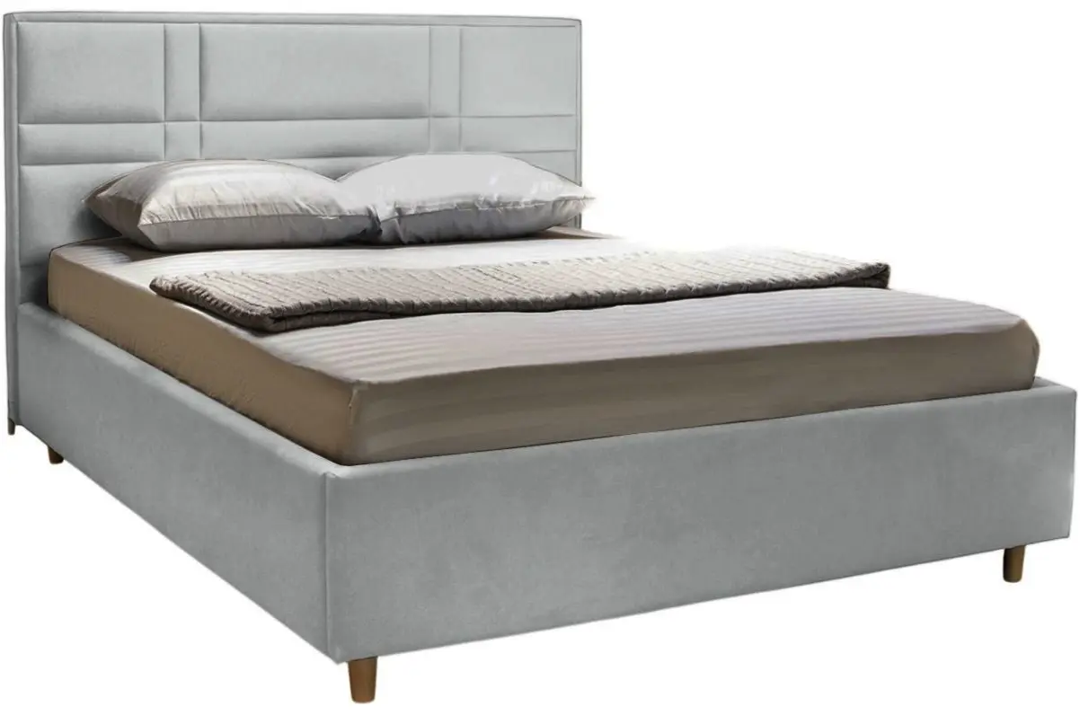 Кровать Charmbed Lux Maria 160x200 Laguna 42 (Light Gray) - 2