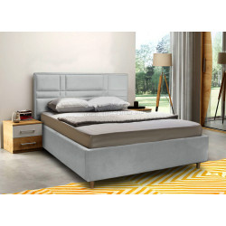 Кровать Charmbed Lux Maria 160x200 Laguna 42 (Light Gray)