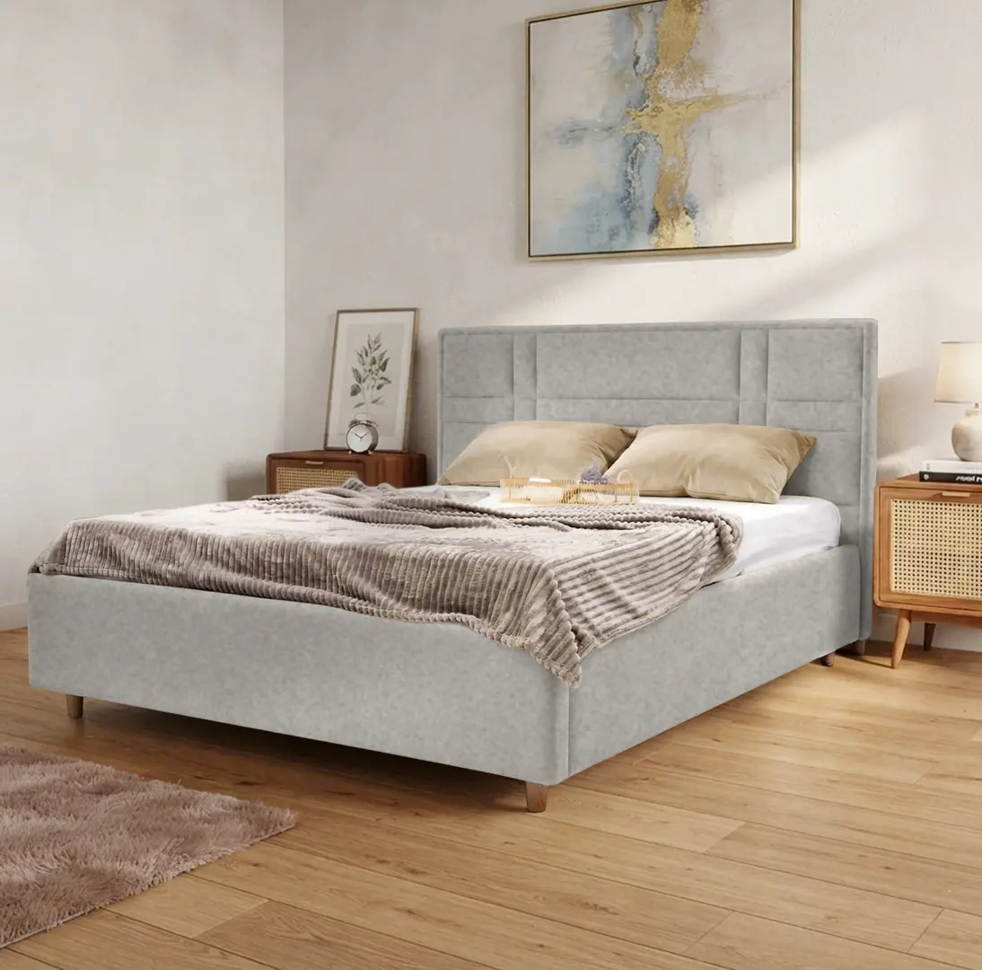 Pat Charmbed Lux Maria 160x200 Mono 03 (Light Grey)