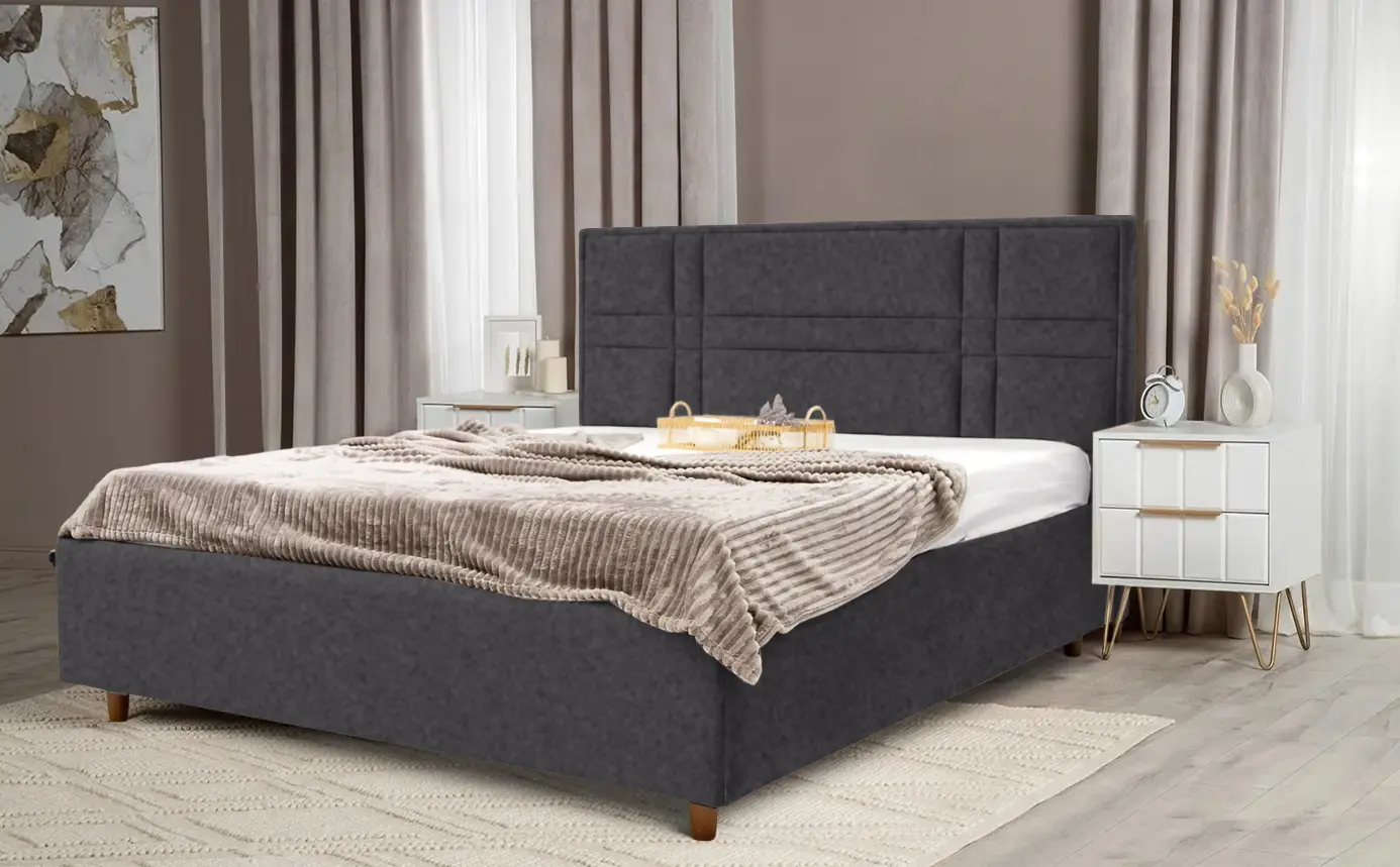 Pat Charmbed Lux Maria 160x200 Mono 07 (Dark Grey)