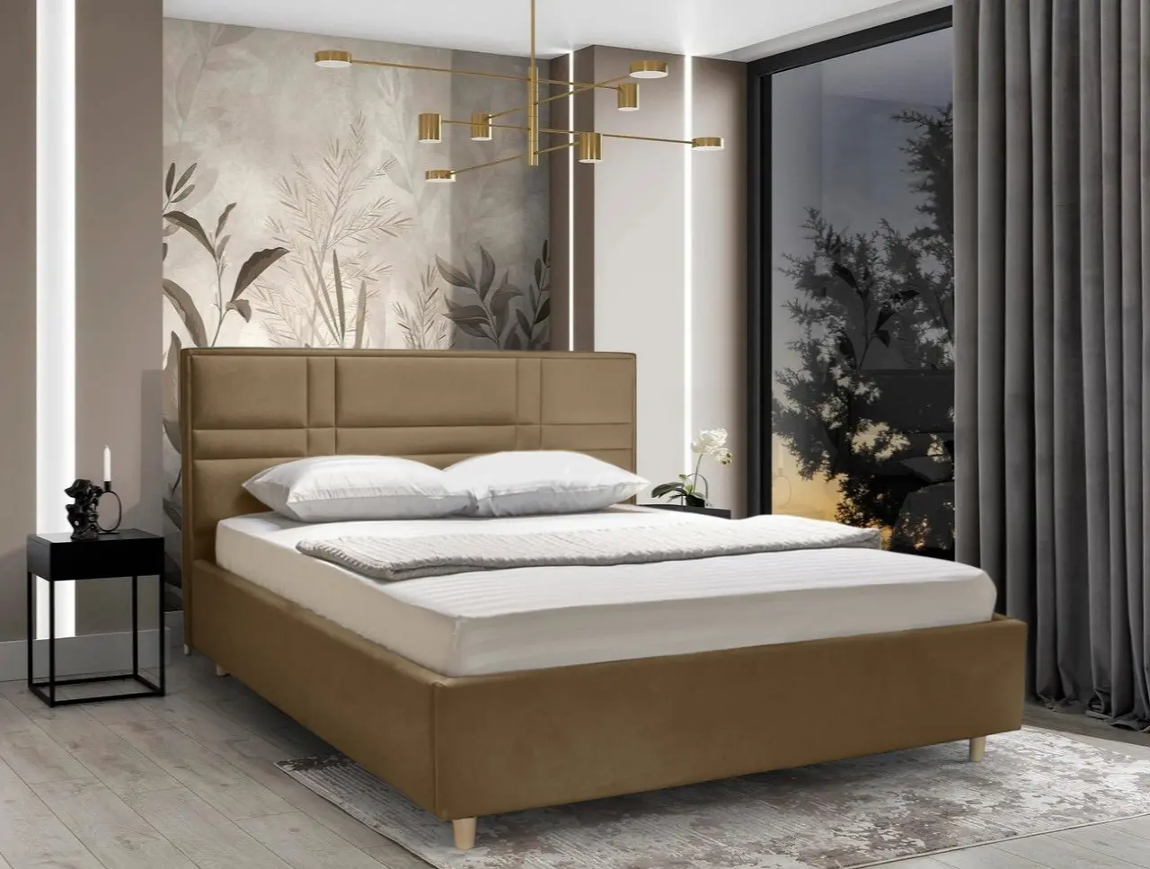 Кровать Charmbed Lux Maria 180x200 Laguna 06 (Cappuccino)