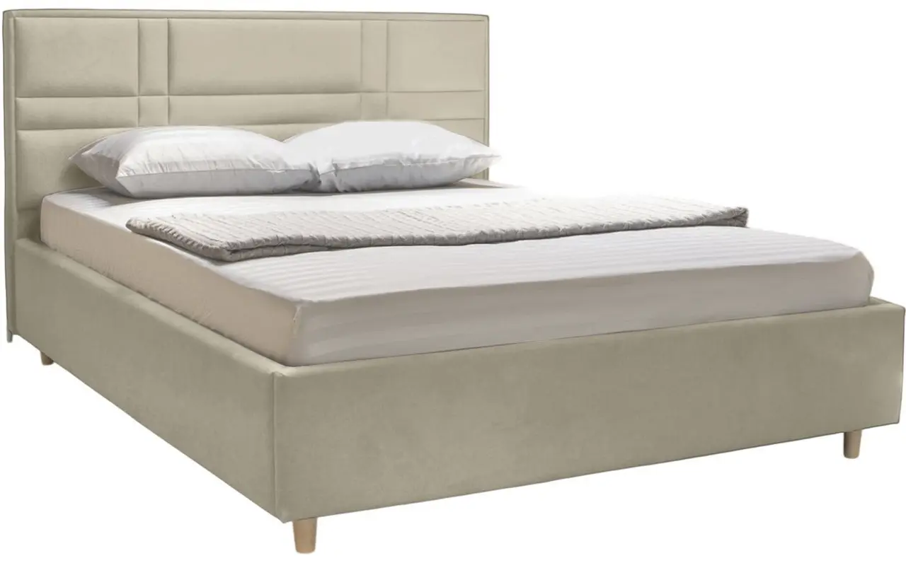 Кровать Charmbed Lux Maria 180x200 Laguna 08 (Gray-Beige) - 2